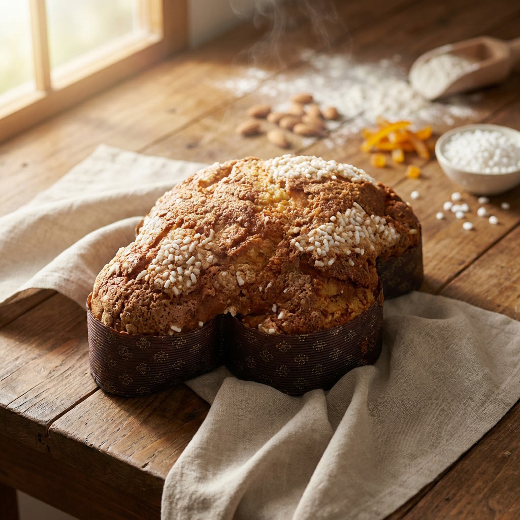 Colomba all'Albicocca Pellecchiella del Vesuvio